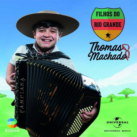 O gauchinho Thomas Machado, campeão da segunda temporada do “The Voice Kids”, lança o CD e o álbum digital “Filhos do Rio Grande”