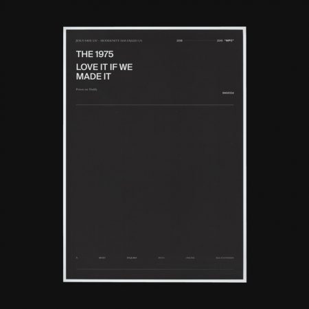 A banda The 1975 disponibiliza a faixa “Love It If We Made It”