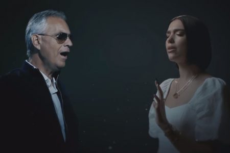 Assista ao videoclipe de “If Only”, parceria do astro Andrea Bocelli com Dua Lipa