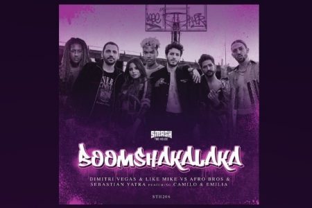 OS DJS E PRODUTORES DIMITRI VEGAS & LIKE MIKE CONVIDAM O AFROBROS PARA O LANÇAMENTO DE “BOOMSHAKALAKA”. FAIXA CONTA AINDA COM SEBASTIÁN YATRA, CAMILO E EMILIA