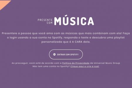 EM CLIMA NATALINO, UNIVERSAL MUSIC LANÇA “PRESENTE COM MÚSICA”