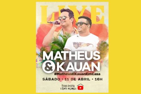 MATHEUS & KAUAN APRESENTAM A LIVE E LANÇAM DUAS MÚSICAS NA QUARENTENA