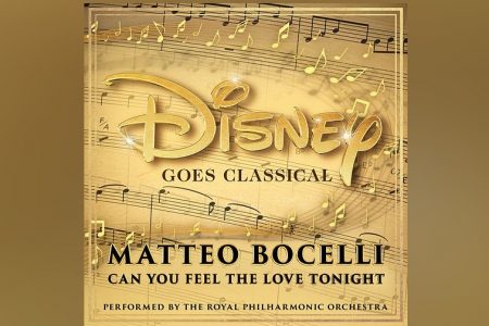 MATTEO BOCELLI APRESENTA “CAN YOU FELL THE LOVE TONIGHT”, PARTE DO ÁLBUM “DISNEY GOES CLASSICAL”