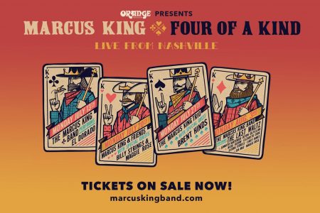 O FENÔMENO DA MÚSICA MARCUS KING ACABA DE ANUNCIAR SUA SÉRIE DE SHOWS ONLINE, “FOUR OF A KIND, LIVE FROM NASHVILLE”