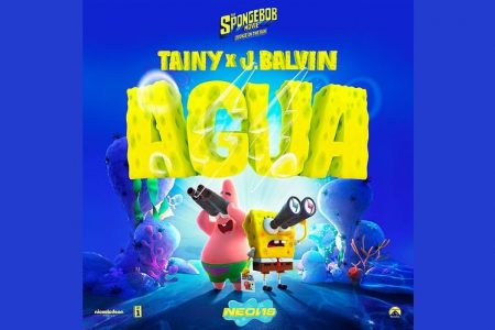 OS ASTROS TAINY E J BALVIN SE UNEM PARA O LANÇAMENTO DA MÚSICA “AGUA”, TEMA DO NOVO FILME DO BOB ESPOJA, “BOB ESPONJA: O INCRÍVEL RESGATE”