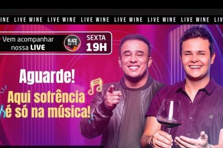 MATHEUS E KAUAN EM UMA LIVE DIFERENTE E ESPECIAL NA BLACK FRIDAY DA WINE