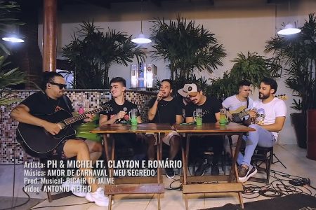 PH E MICHEL DISPONIBILIZAM O VÍDEO DE “AMOR DE CARNAVAL/MEU SEGREDO”, COM A PARTICIPAÇÃO DE CLAYTON & ROMÁRIO