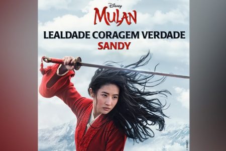 SANDY CANTA “LEALDADE CORAGEM VERDADE”, DO FILME “MULAN”