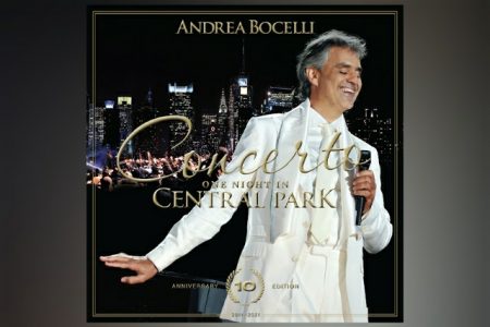 ANDREA BOCELLI HOMENAGEIA UM DOS MAIORES ÁLBUNS AO VIVO DA HISTÓRIA, “CONCERTO: ONE NIGHT IN CENTRAL PARK” – EDIÇÃO DE 10º ANIVERSÁRIO