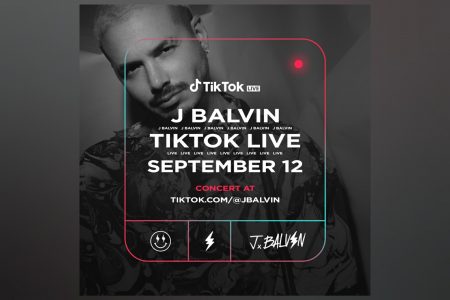 NO DIA 12 DE SETEMBRO, J BALVIN REALIZA NO TIKTOK UMA APRESENTAÇÃO COM AS MÚSICAS DE SEU NOVO ÁLBUM