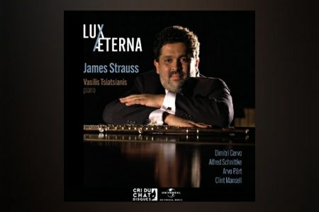 JAMES STRAUSS FAZ O LANÇAMENTO DE SEU TÃO AGUARDADO ÁLBUM, “LUX AETERNA”