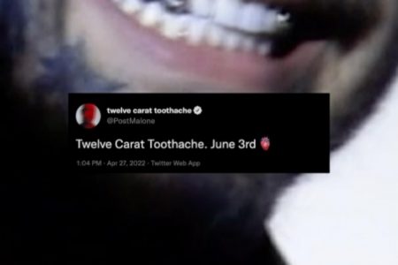 POST MALONE ANUNCIA O LANÇAMENTO DO ÁLBUM “TWELVE CARAT TOOTHACHE”