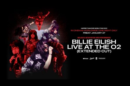 A VERSÃO ESTENDIDA DO “BILLIE EILISH LIVE AT THE O2”, CONCERTO DE BILLIE EILISH GRAVADO AO VIVO, CHEGA ÀS SALAS DE CINEMA