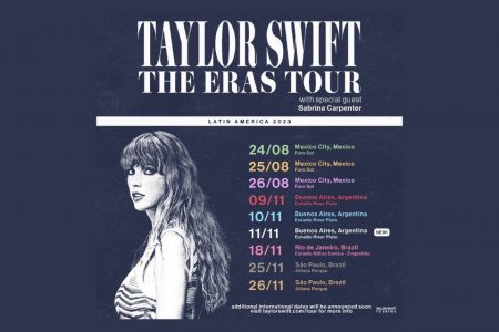 ELA VEM! TAYLOR SWIFT CONFIRMA SHOWS EM NOVEMBRO NO RIO DE JANEIRO E EM SÃO PAULO