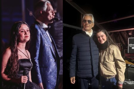 DIANTE DE 30 MIL FÃS, JOAQUINA SE JUNTA A ANDREA BOCELLI E À ROYAL PHILHARMONIC NO CONCERTO DE CELEBRAÇÃO DO 30º ANIVERSÁRIO DO LENDÁRIO ARTISTA ITALIANO, NO HYDE PARK, EM LONDRES