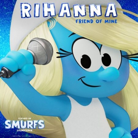 Rihanna lança “Friend Of Mine”, faixa da trilha sonora da nova animação dos Smurfs