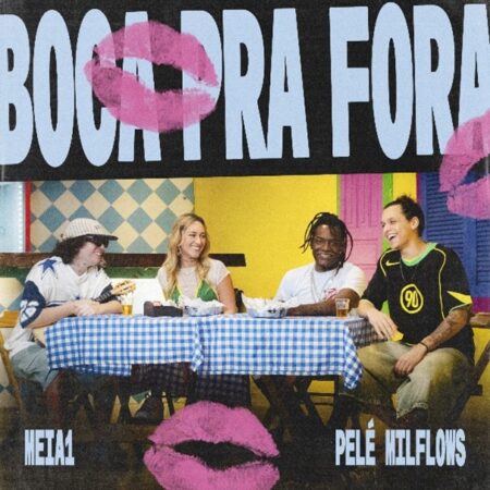 O trio Meia1 e o rapper Pelé MilFlows estão juntos no single colaborativo “Boca Pra Fora”