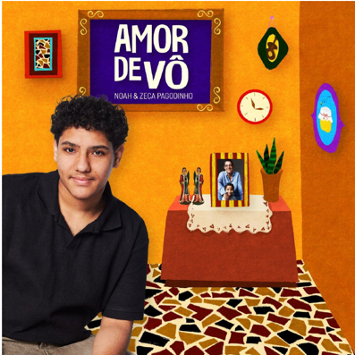 Noah, neto de Zeca Pagodinho, lança o single “Amor de Vô”