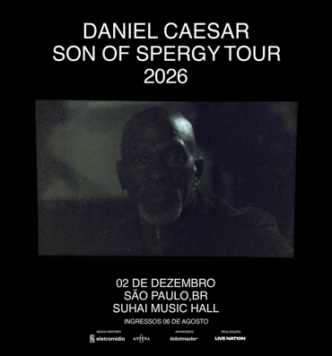 Daniel Caesar anuncia shows na américa latina e Austrália como parte da turnê mundial “Son Of Spergy”