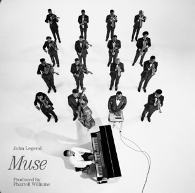 John Legend anuncia novo álbum “Muse”, produzido inteiramente por Pharrell Williams, com lançamento em 23 de outubro